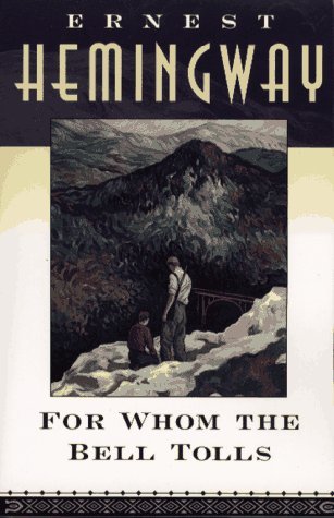 The book called For Whom the Bell Toys by Ernest Hemingway